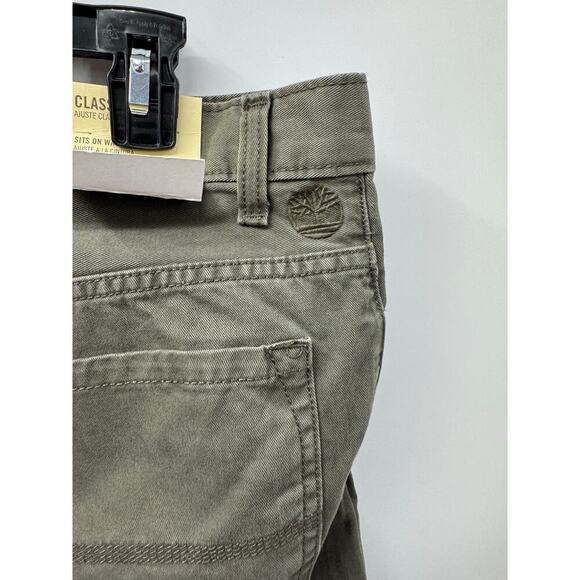 Timberland Men's Olive Rush 36x34 Classic Fit Pants – Comfortable and Casual - Picture 7 of 8